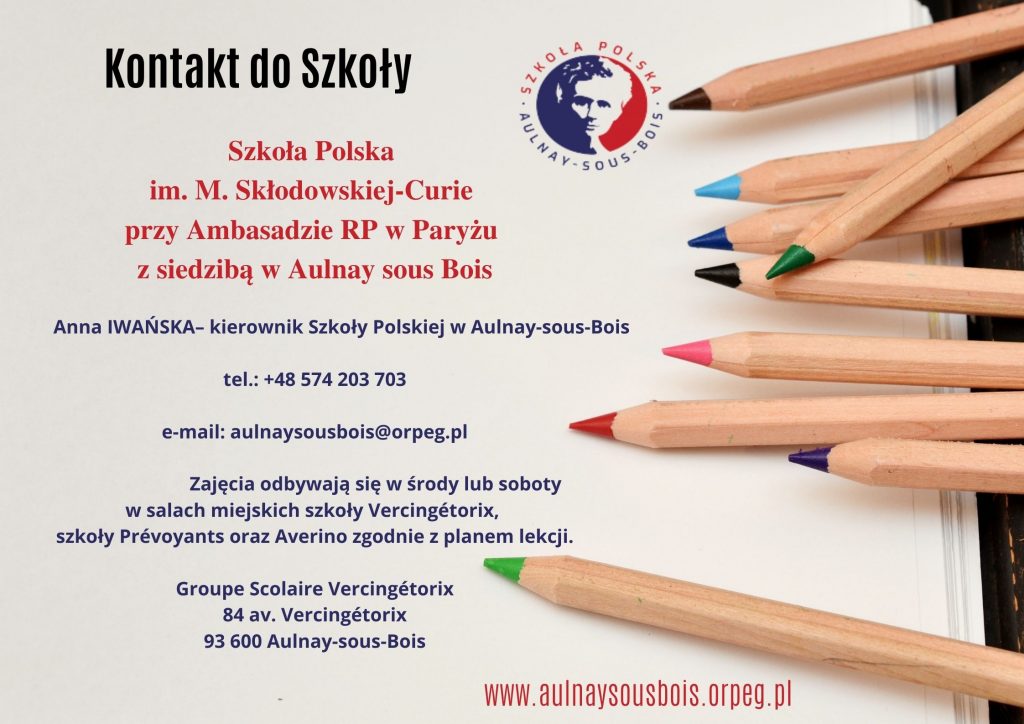 Kontakt do Szkoły