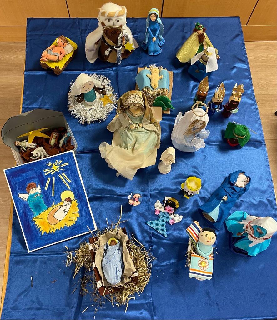 Nasi uczniowie wykonali piękne prace w konkursie Bożonarodzeniowym „Postać z szopki betlejemskiej”.