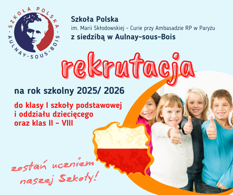 Rekrutacja na rok szkolny 2025/2026