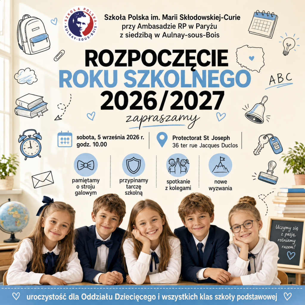 Rozpoczęcie Roku Szkolnego 2026/2027